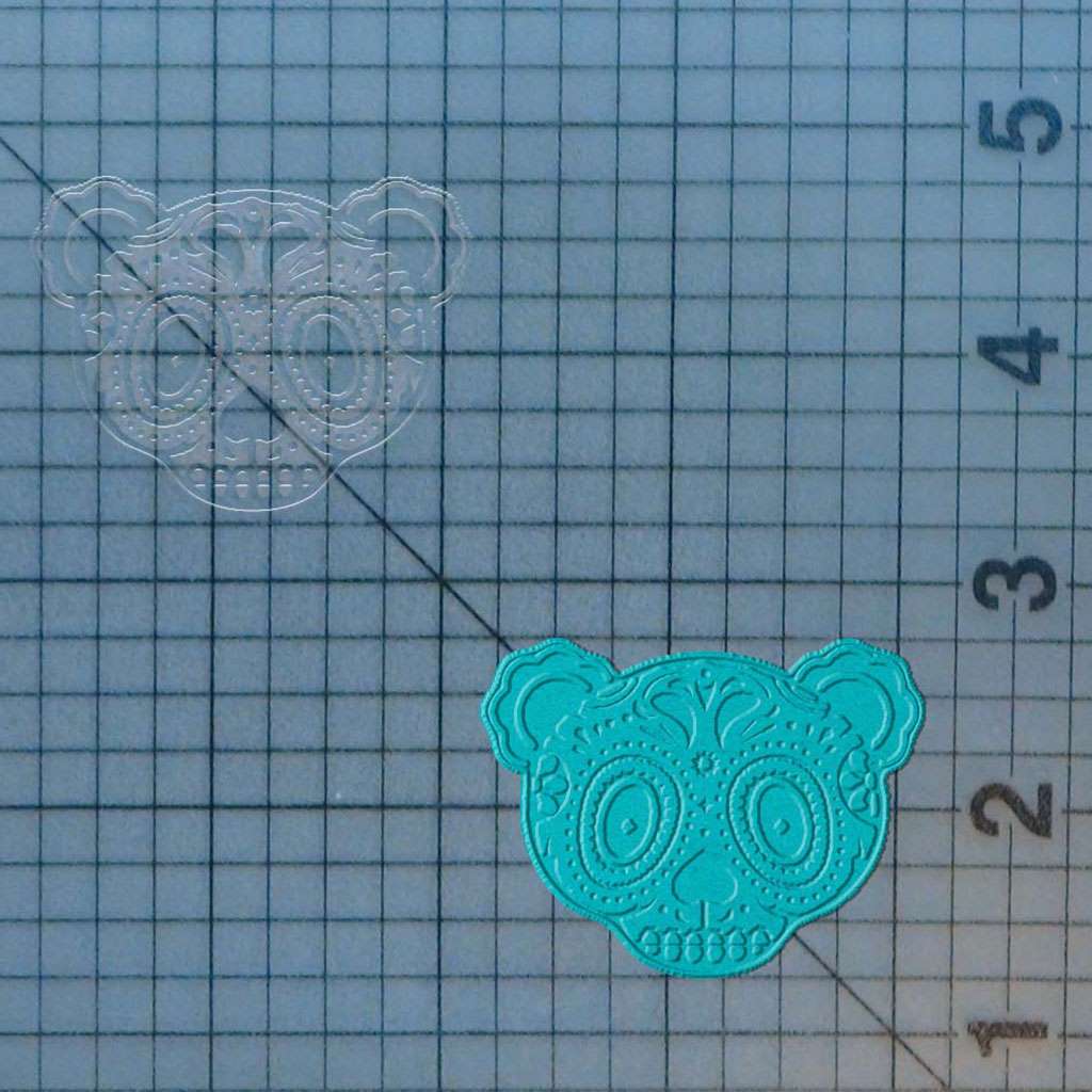 Panda Sugar Skull 227-349 Cookie Cutter and Stamp - Image 2