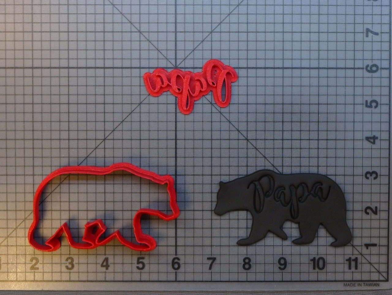 Papa Bear 266-A383 Cookie Cutter and Stamp