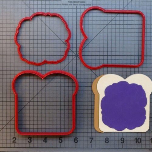 Peanut Butter Toast 266-A224 Cookie Cutter Set