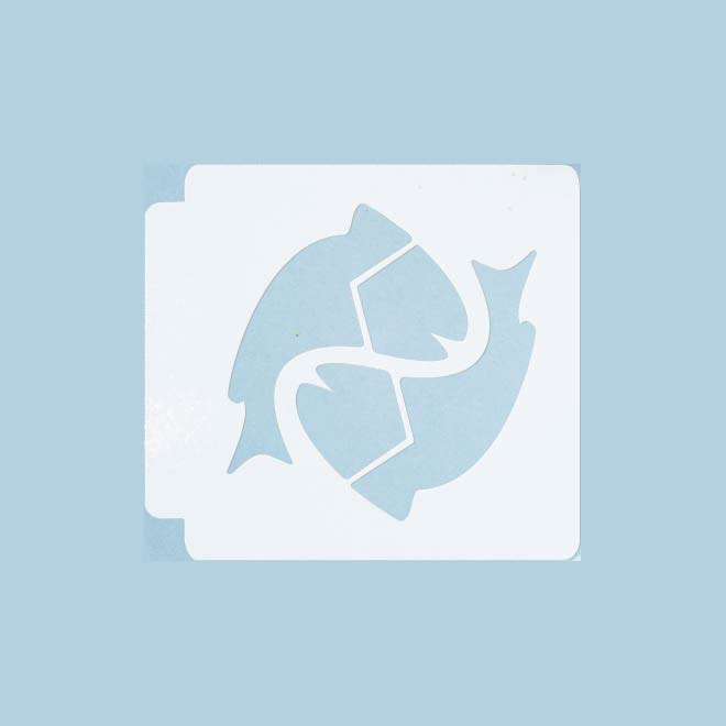 Pisces Zodiac 783-A177 Stencil