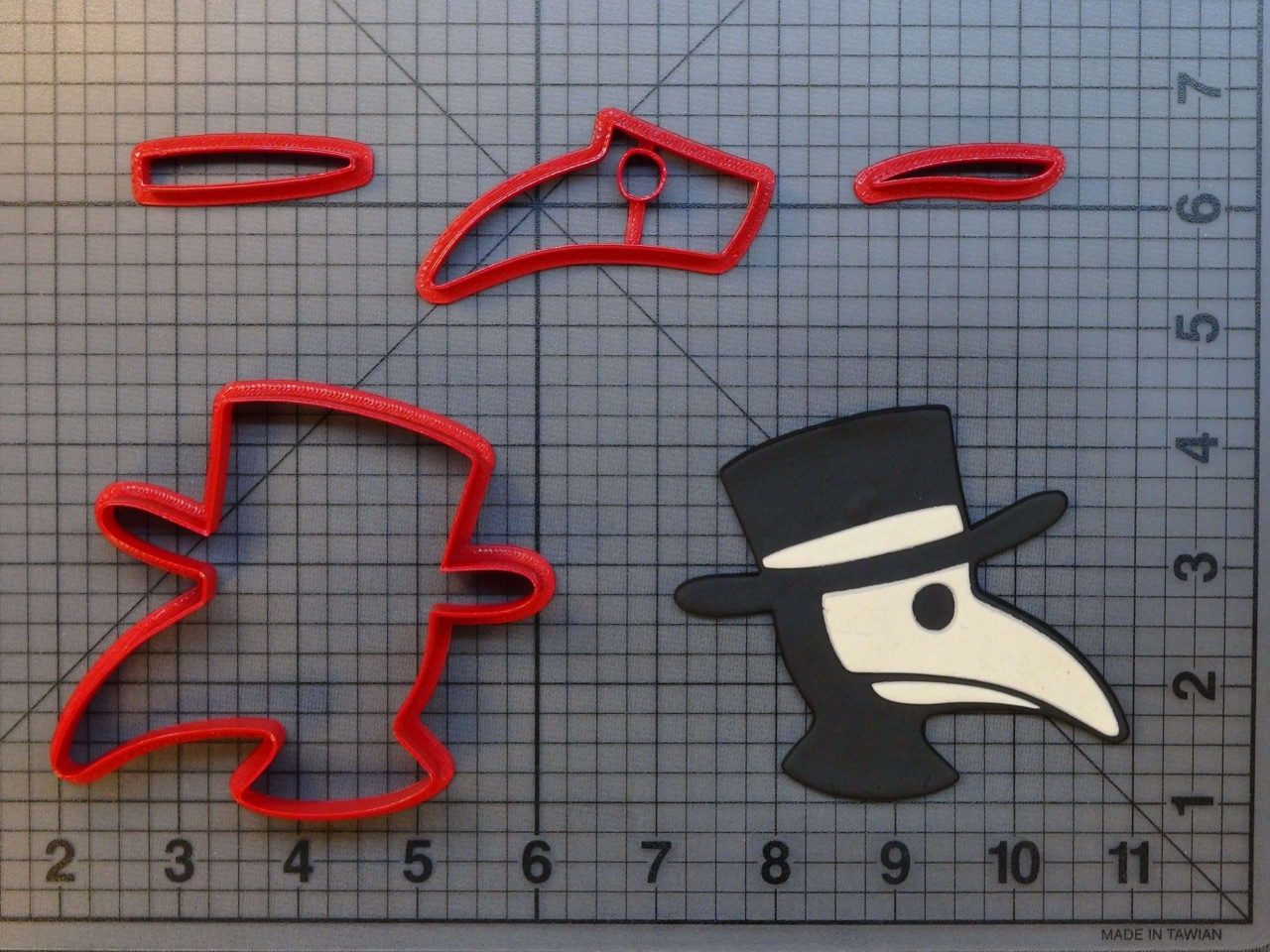 Plague Doctor 266-A456 Cookie Cutter Set