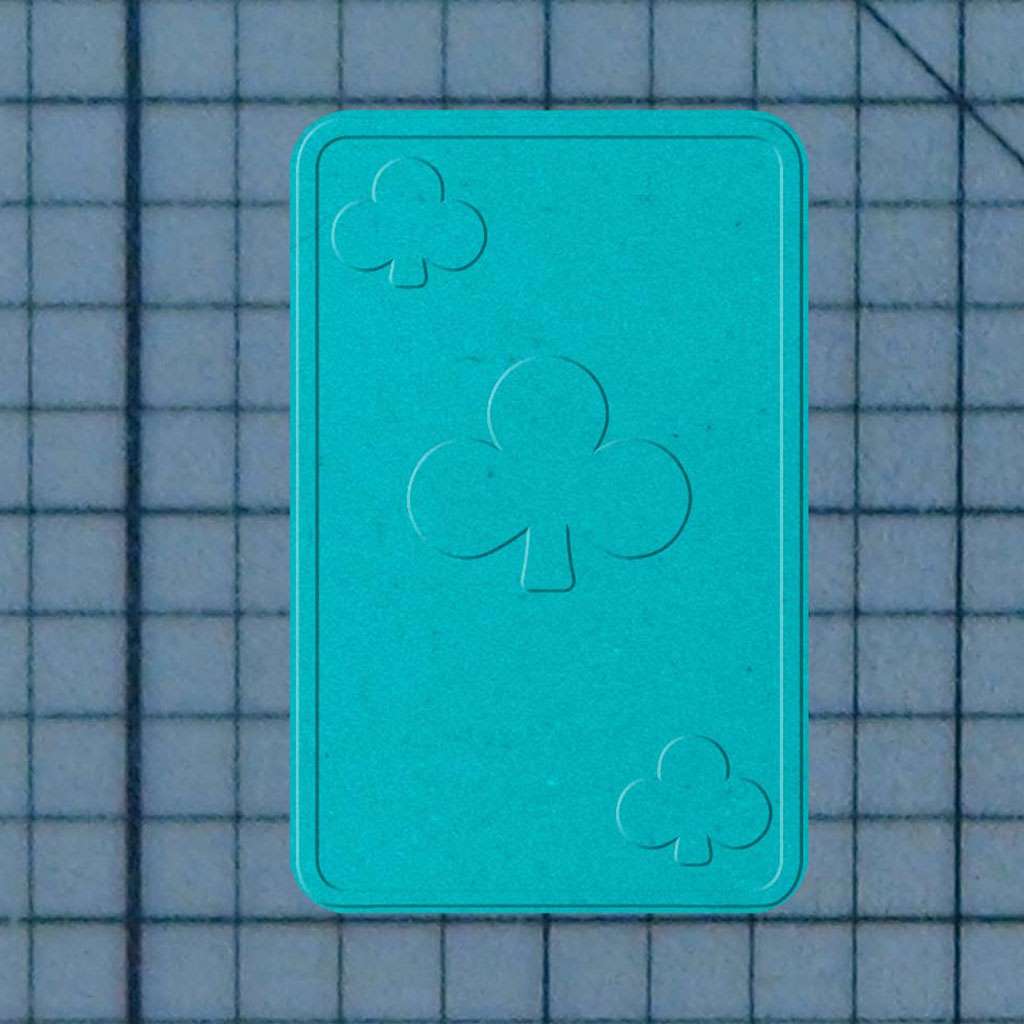 Playing Card - Club 227-463 Cookie Cutter and Stamp - Image 3