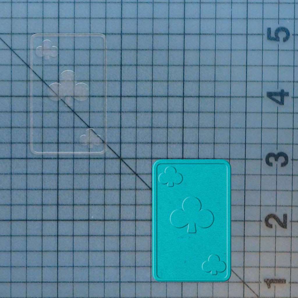 Playing Card - Club 227-463 Cookie Cutter and Stamp - Image 4