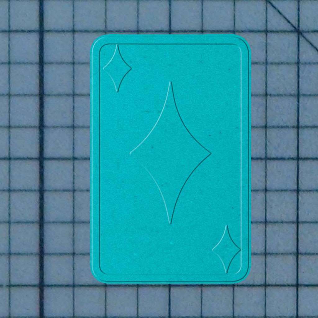 Playing Card - Diamond 227-460 Cookie Cutter and Stamp - Image 3