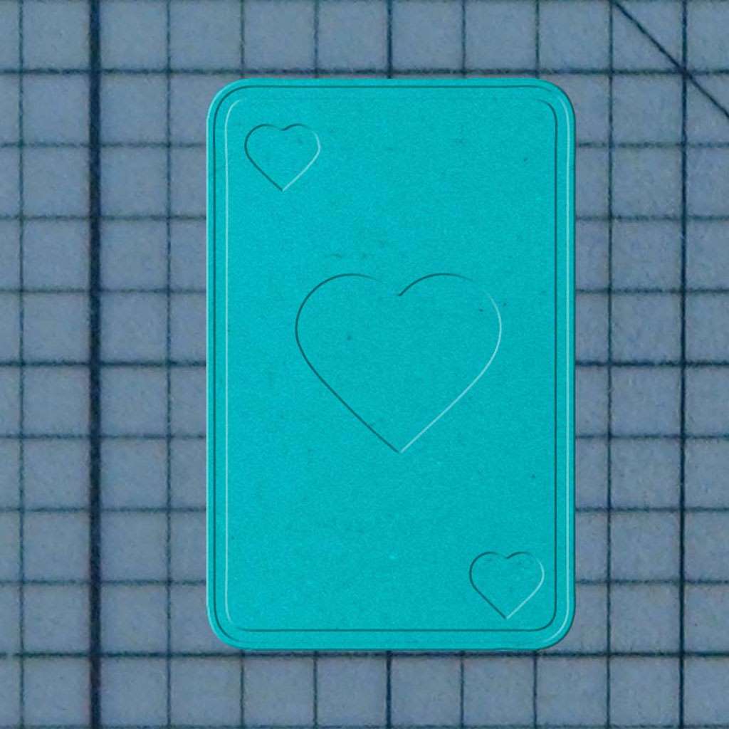 Playing Card - Heart 227-461 Cookie Cutter and Stamp