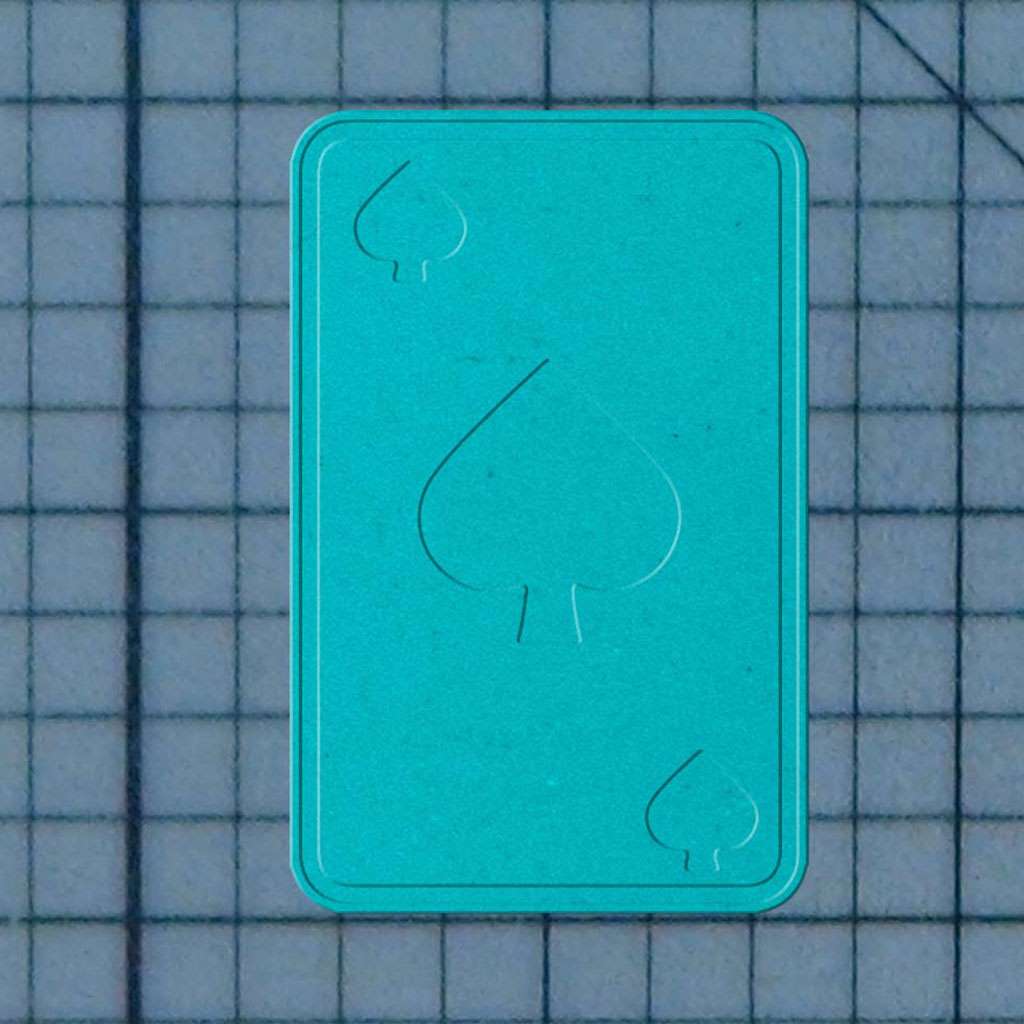 Playing Card - Spade 227-462 Cookie Cutter and Stamp