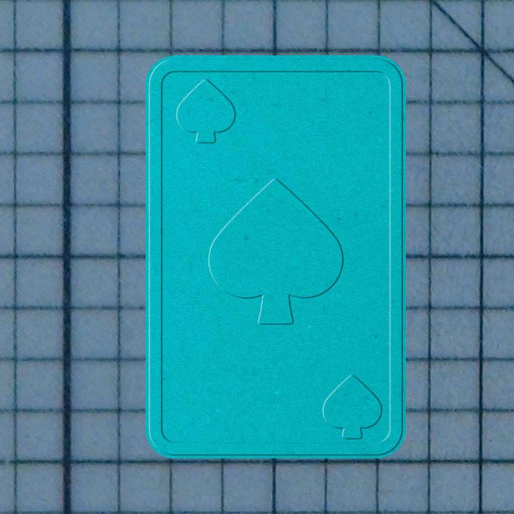 Playing Card - Spade 227-462 Cookie Cutter and Stamp - Image 3