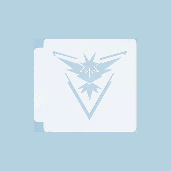 Pokemon Go - Team Instinct 783-978 Stencil