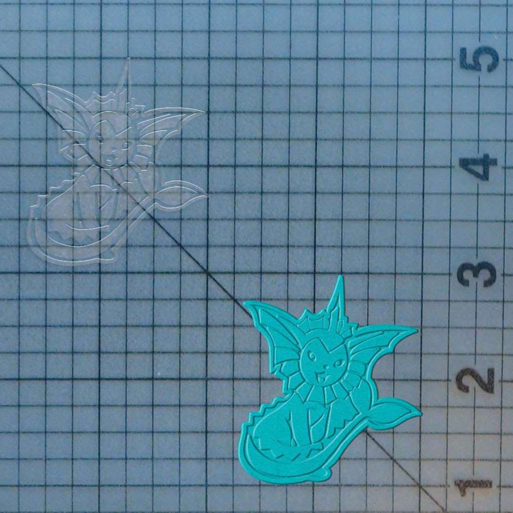 Pokemon - Vaporeon 227-301 Cookie Cutter and Stamp - Image 2