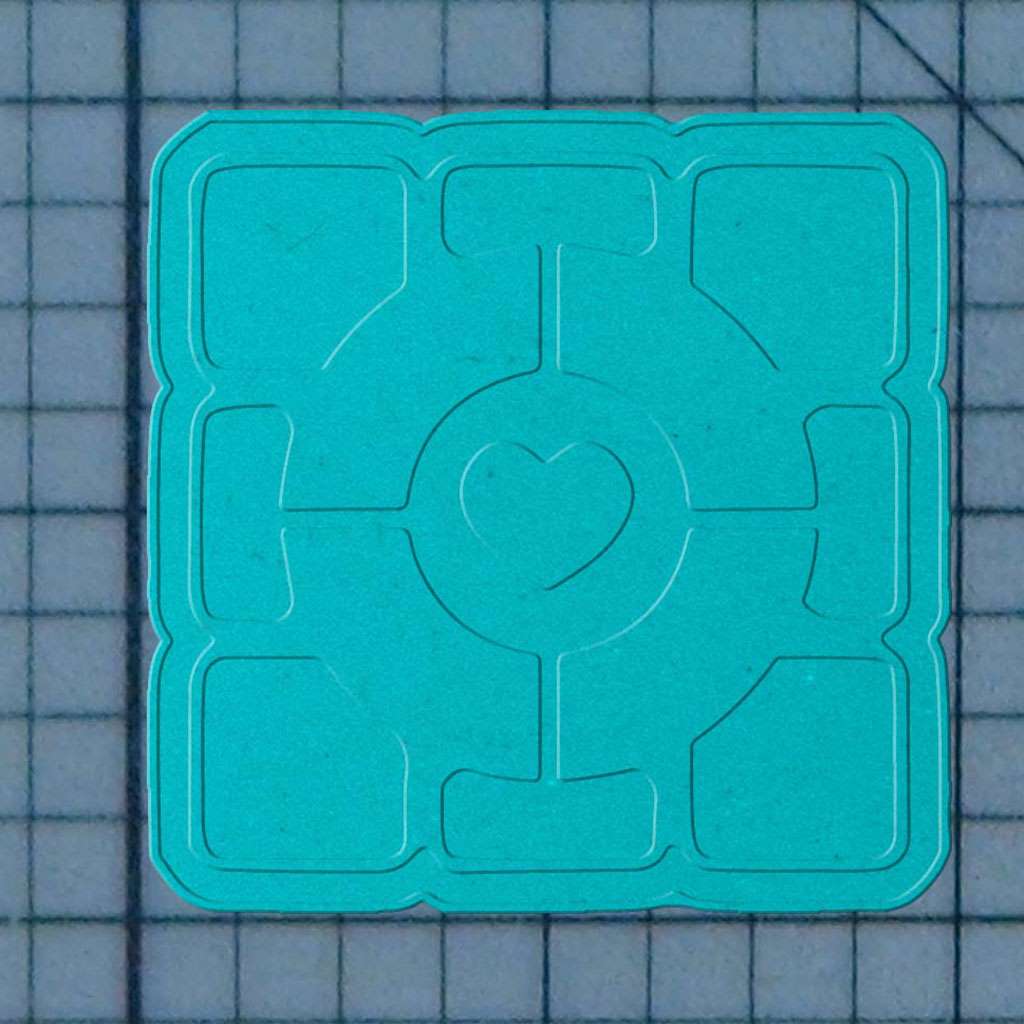 Portal - Companion Cube 227-380 Cookie Cutter and Stamp