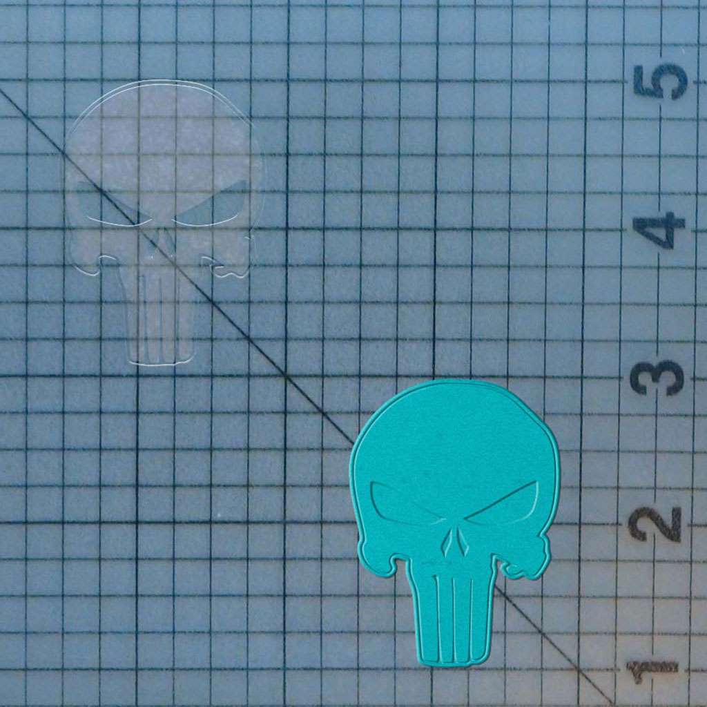 Punisher Skull 227-295 Cookie Cutter and Stamp