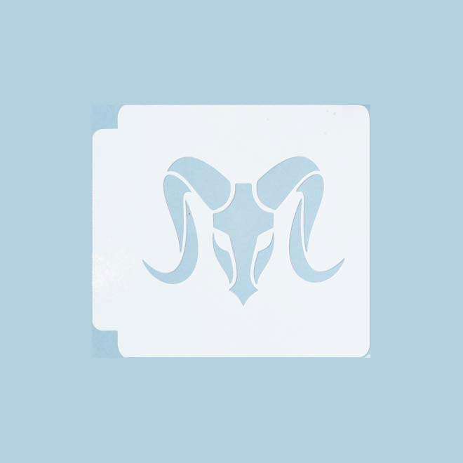 Ram Skull 783-A181 Stencil