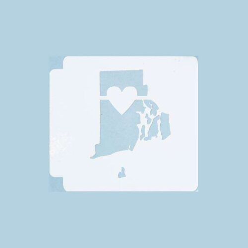Rhode Island State Love 783-A361 Stencil