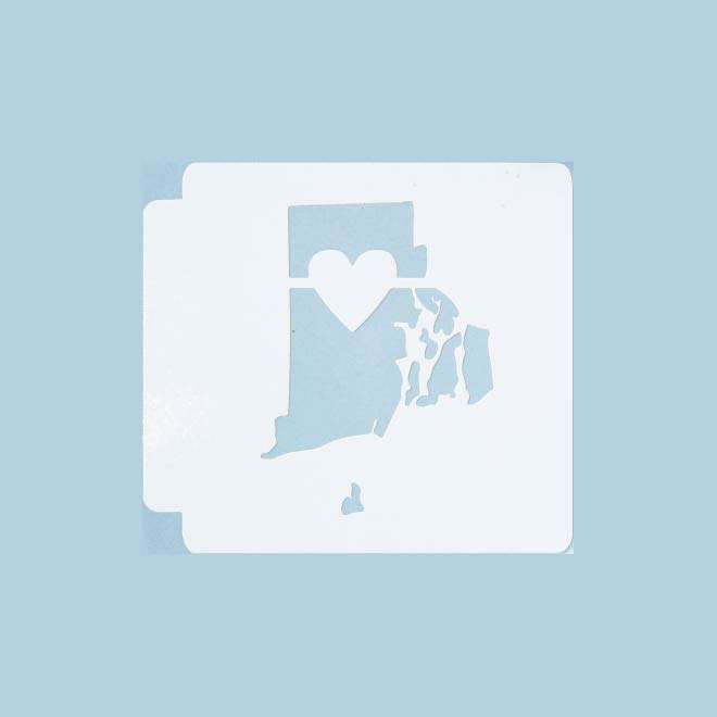 Rhode Island State Love 783-A361 Stencil