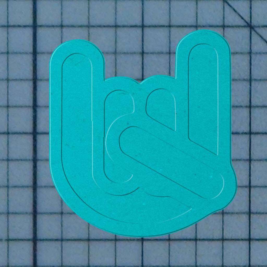 Rock n' Roll 227-288 Cookie Cutter and Stamp - Image 3