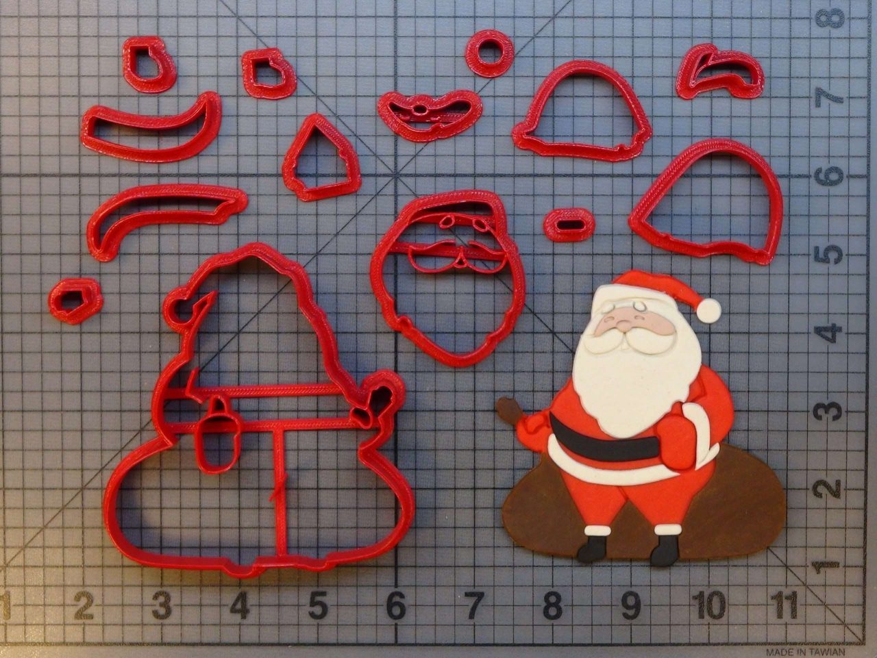Santa 266-A386 Cookie Cutter Set