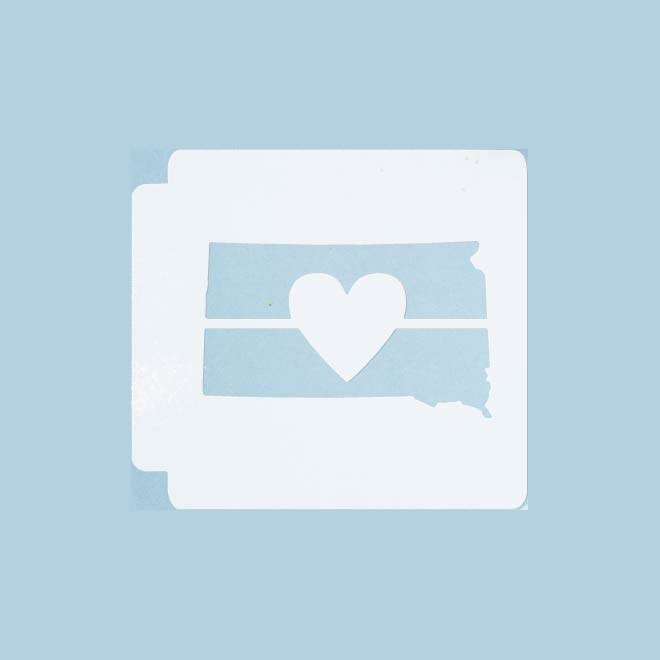South Dakota State Love 783-A365 Stencil
