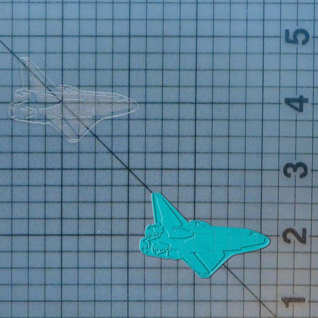 Space Shuttle 227-434 Cookie Cutter and Stamp - Image 2