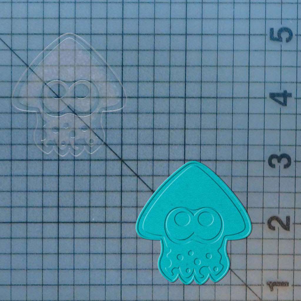 Splatoon - Squid 227-370 Cookie Cutter and Stamp - Image 2