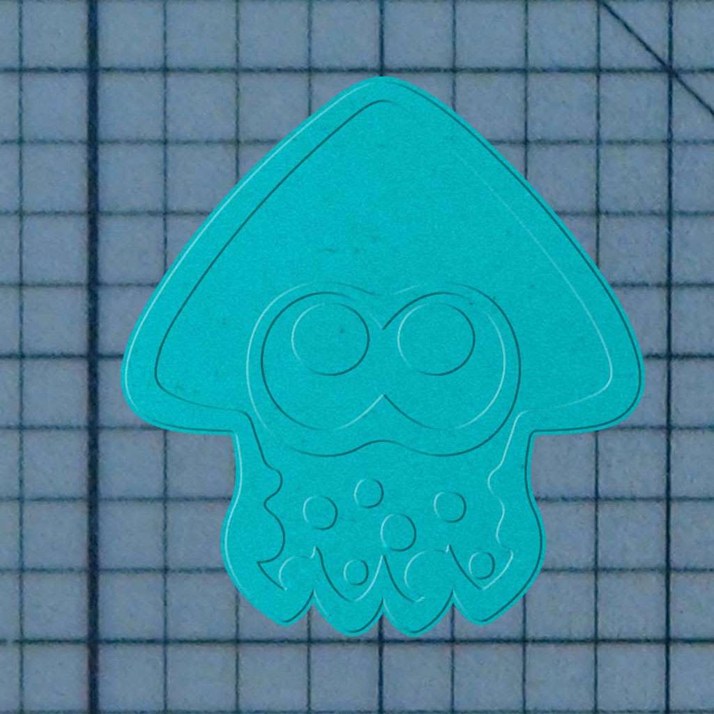 Splatoon - Squid 227-370 Cookie Cutter and Stamp - Image 3