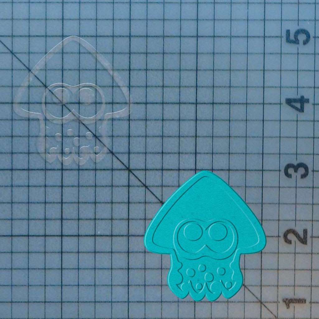 Splatoon - Squid 227-370 Cookie Cutter and Stamp - Image 4