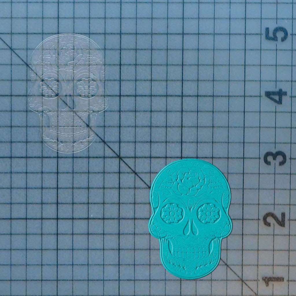 Sugar Skull 227-335 Cookie Cutter and Stamp - Image 2