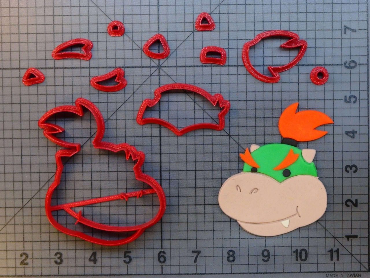 Super Mario - Bowser Jr 266-A381 Cookie Cutter Set