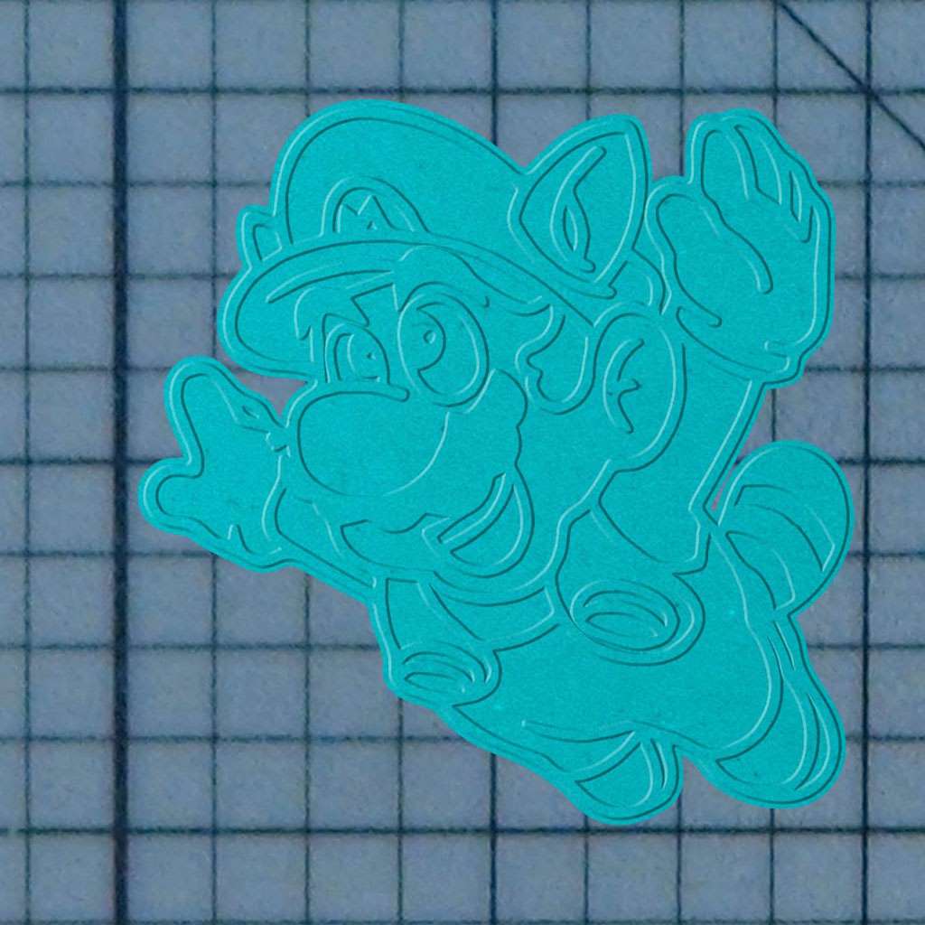 Super Mario - Raccoon Mario 227-391 Cookie Cutter and Stamp - Image 3