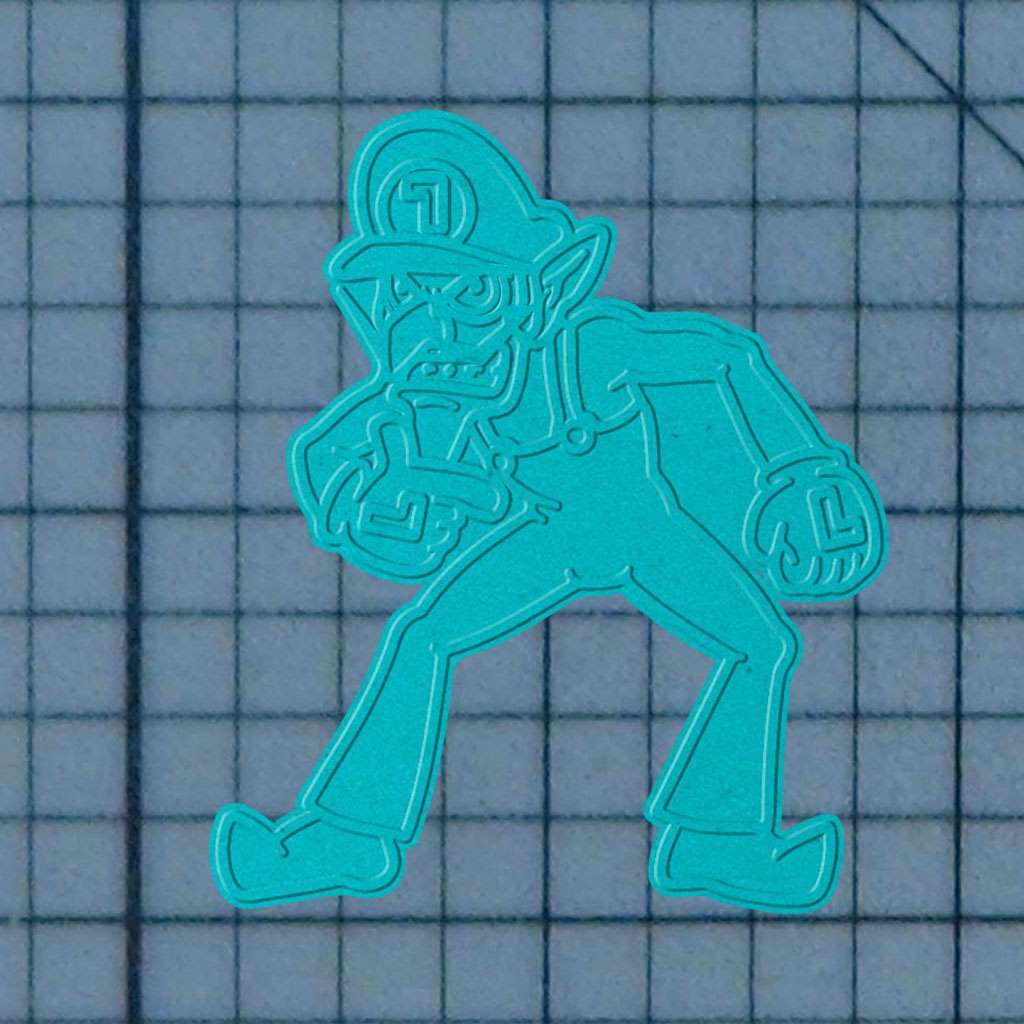 Super Mario - Waluigi 227-390 Cookie Cutter and Stamp - Image 3