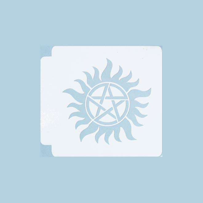 Supernatural Pentagram 783-A084 Stencil