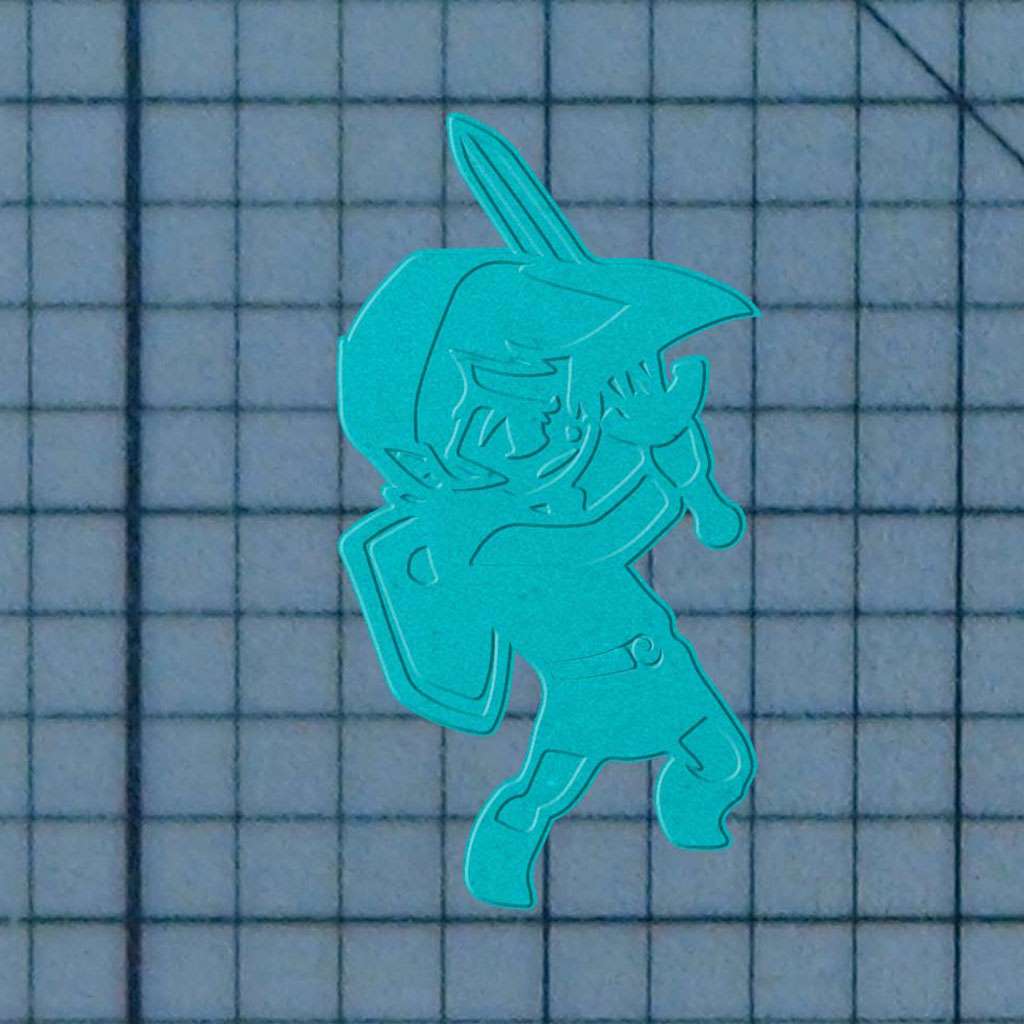 The Legend of Zelda - Link 277-298 Cookie Cutter and Stamp - Image 3