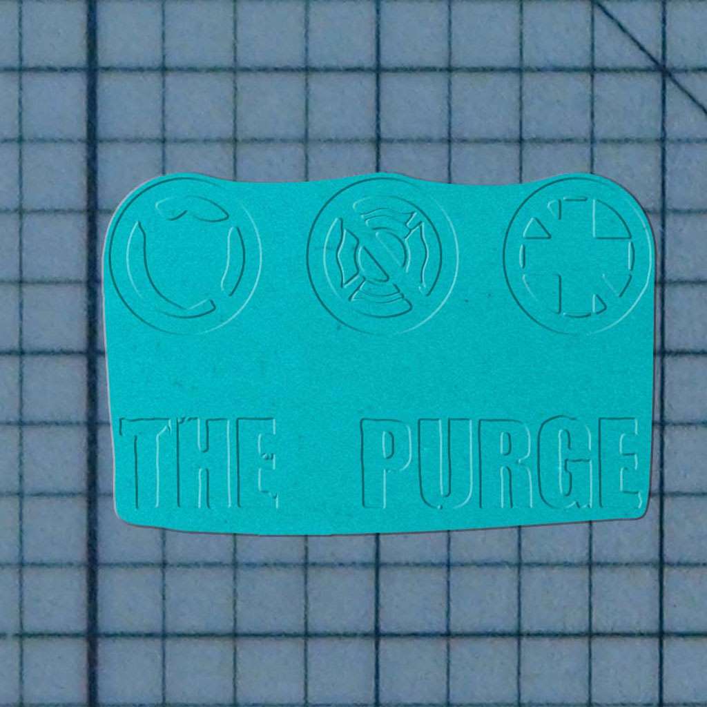 Purge 227-320 Cookie Cutter and Stamp