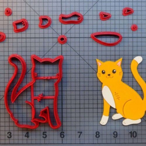 Three Legged Cat 266-A430 Cookie Cutter Set