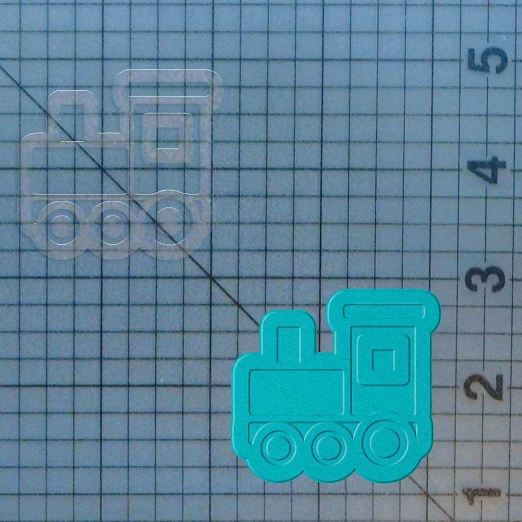 Train 227-168 Cookie Cutter and Acrylic Stamp - Image 3