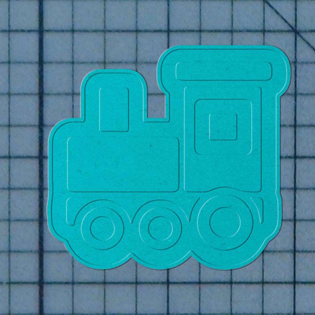 Train 227-168 Cookie Cutter and Acrylic Stamp - Image 4