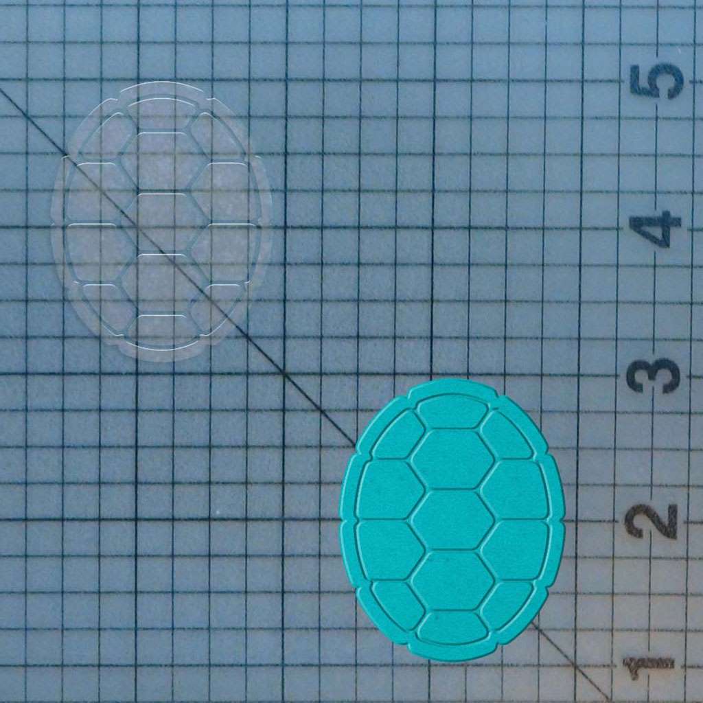 Turtle Shell 227-160 Cookie Cutter and Stamp