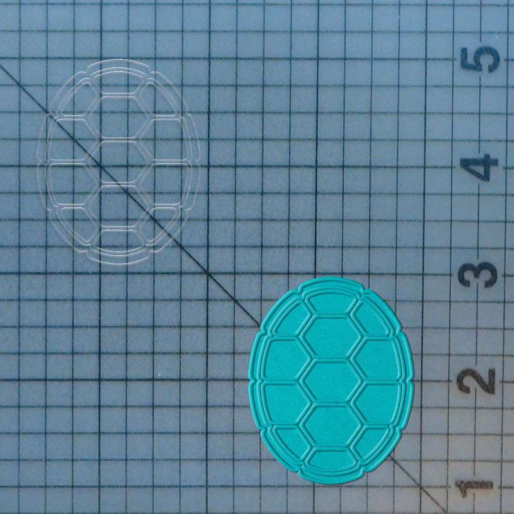 Turtle Shell 227-160 Cookie Cutter and Acrylic Stamp - Image 4