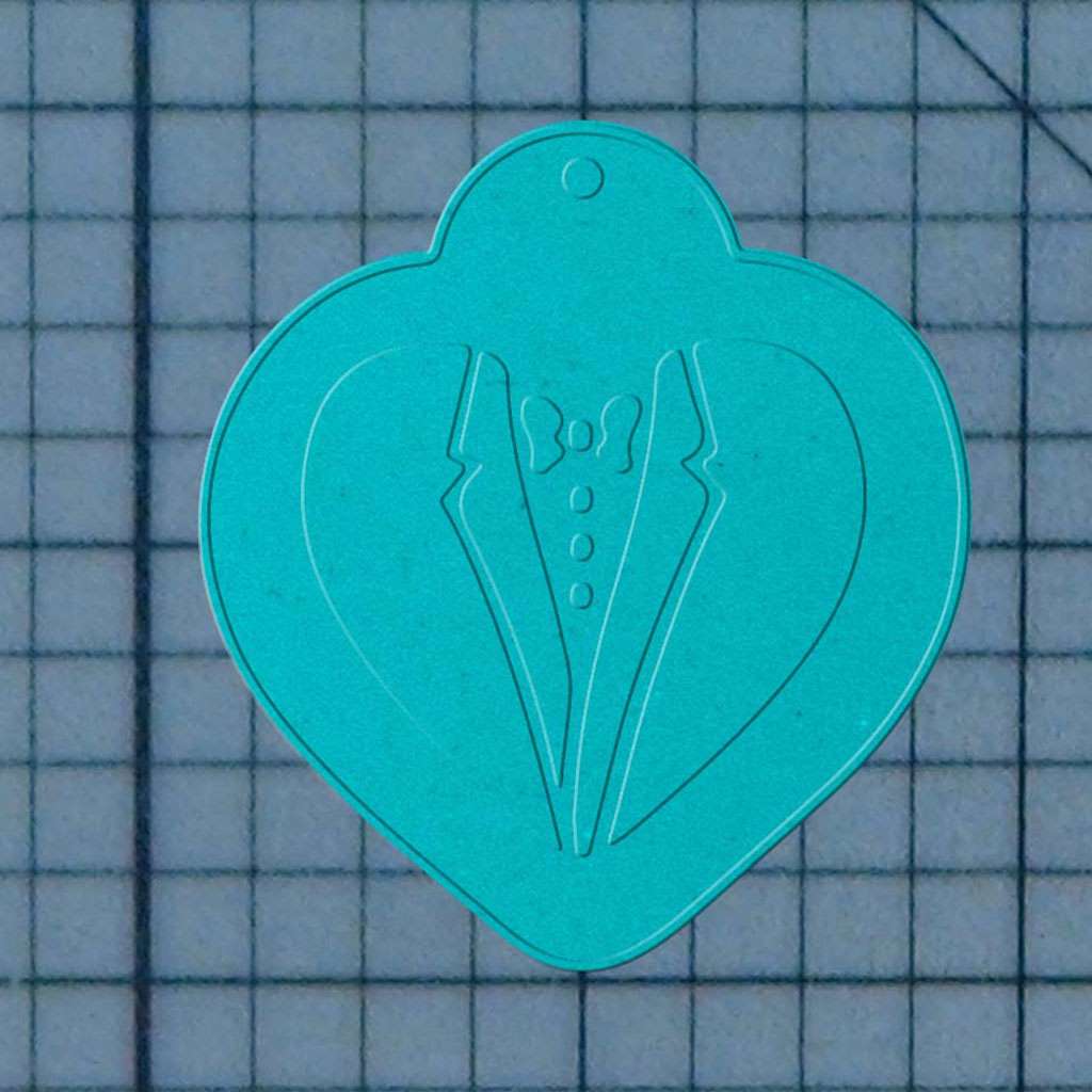Tuxedo Heart 227-287 Cookie Cutter and Stamp