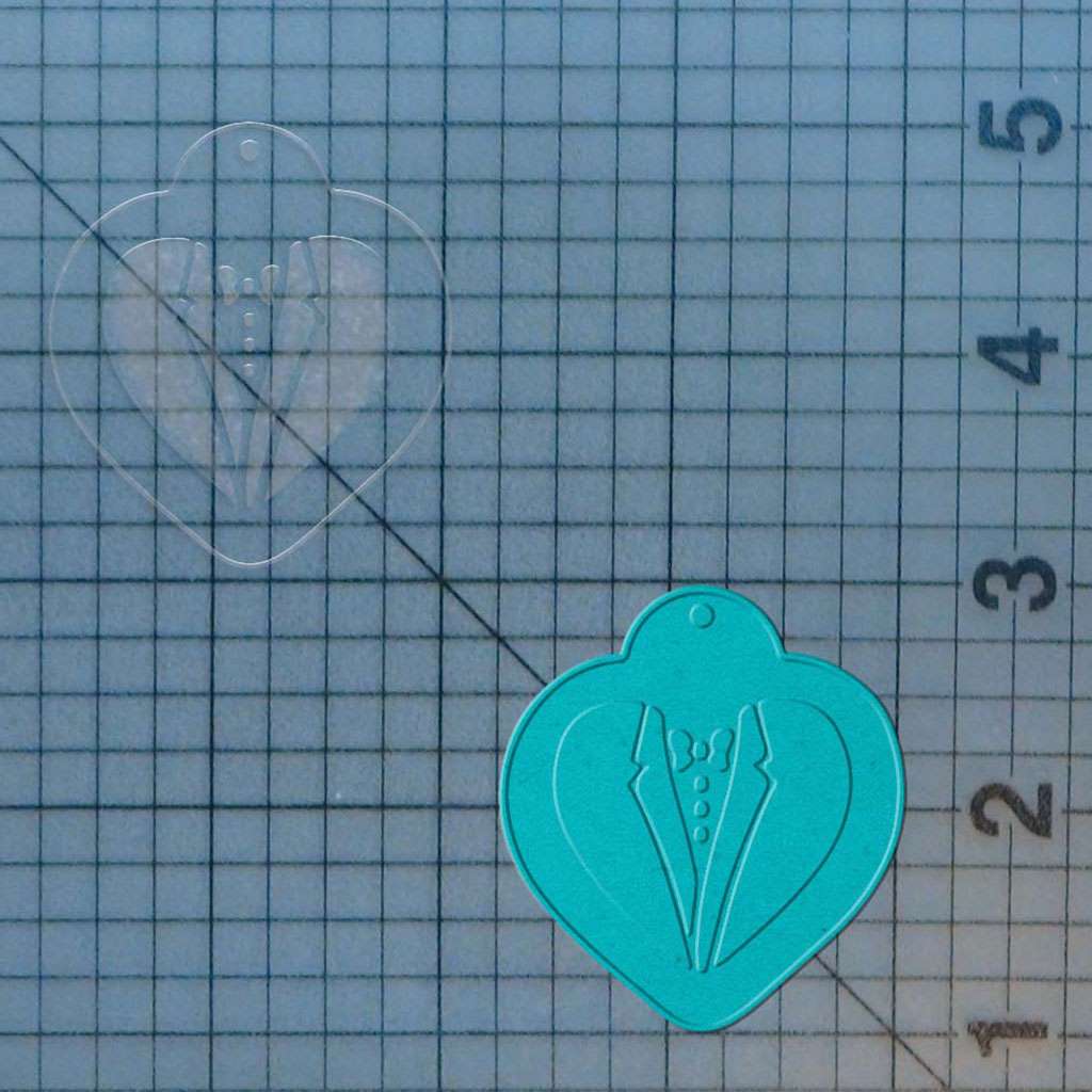 Tuxedo Heart 227-287 Cookie Cutter and Stamp