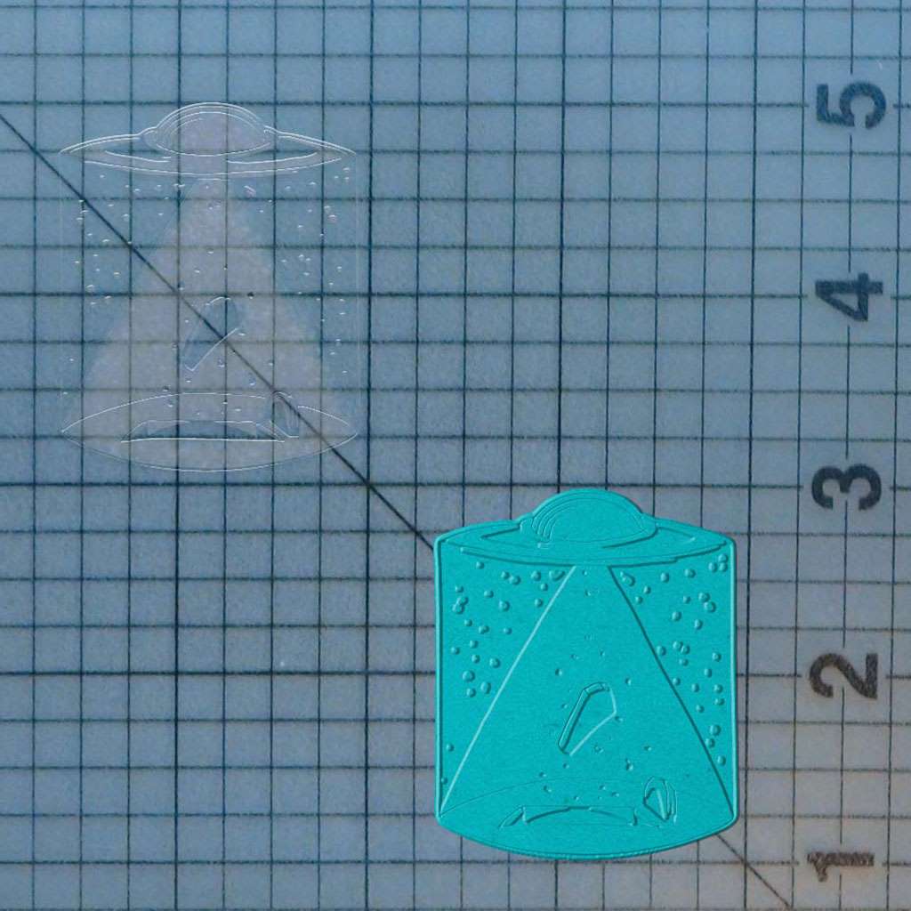 UFO 227-351 Cookie Cutter and Acrylic Stamp - Image 2