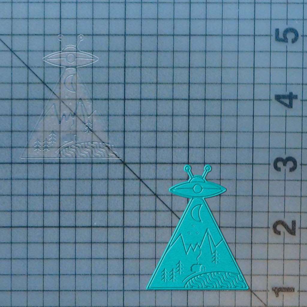 UFO 227-353 Cookie Cutter and Stamp