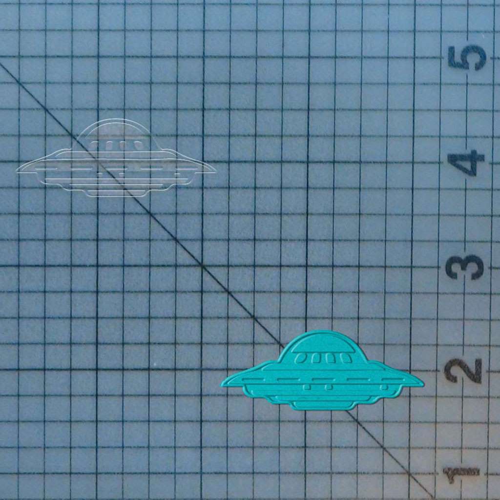 UFO 227-354 Cookie Cutter and Stamp