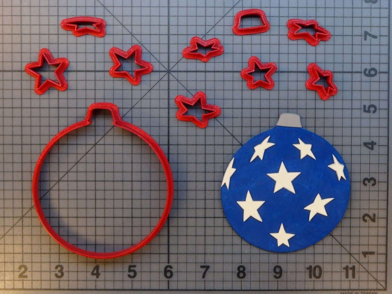 USA Christmas Ornament 266-A387 Cookie Cutter Set