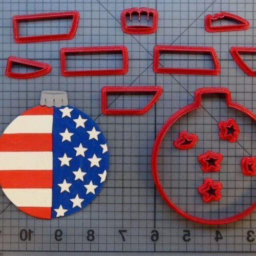 USA Christmas Ornament 266-A389 Cookie Cutter Set