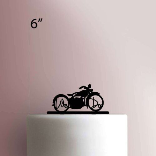 We Do Motorcycle 225-250 Cake Topper