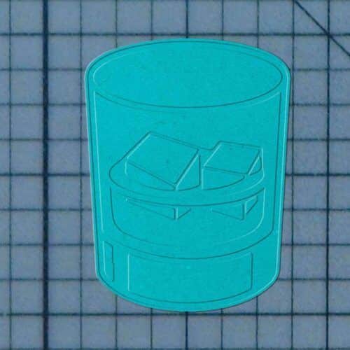 Whiskey Glass 227-515 Cookie Cutter and Stamp