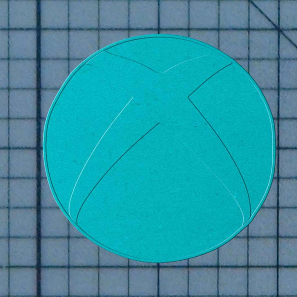 Xbox Logo 227-438 Cookie Cutter and Stamp
