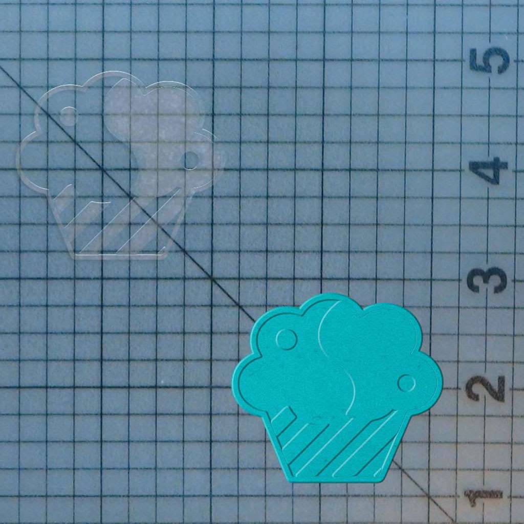Yin Yang Cupcake 227-161 Cookie Cutter and Acrylic Stamp - Image 2