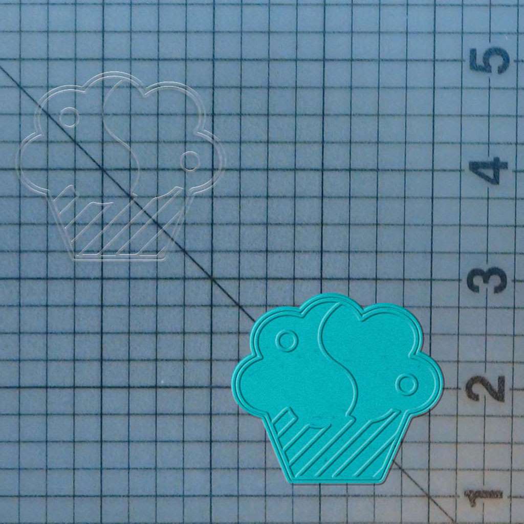 Yin Yang Cupcake 227-161 Cookie Cutter and Acrylic Stamp - Image 4
