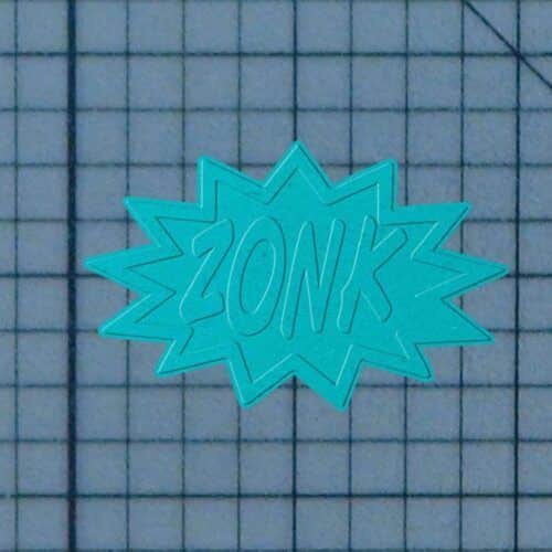 Zonk Sign 227-138 Cookie Cutter and Stamp